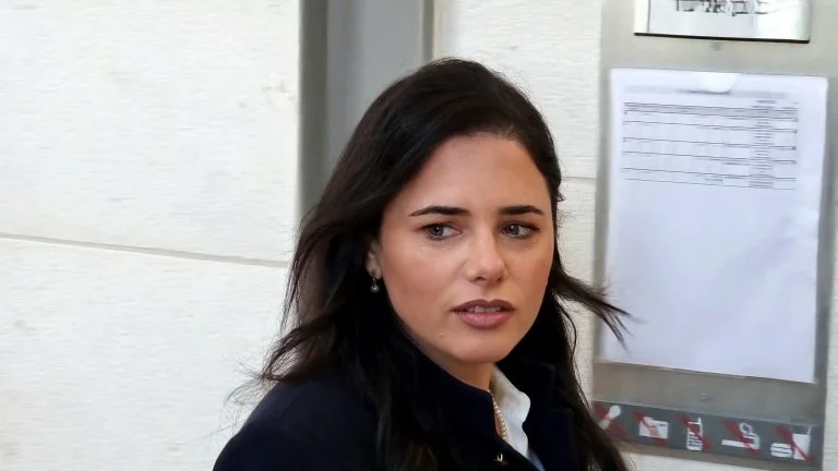 funds from the previous government. Ayelet Shaked