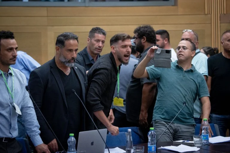 The commotion during the lobby discussion