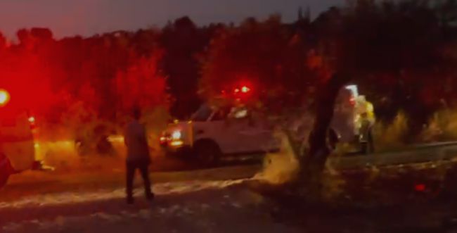 The scene of the murder in Abu Snan