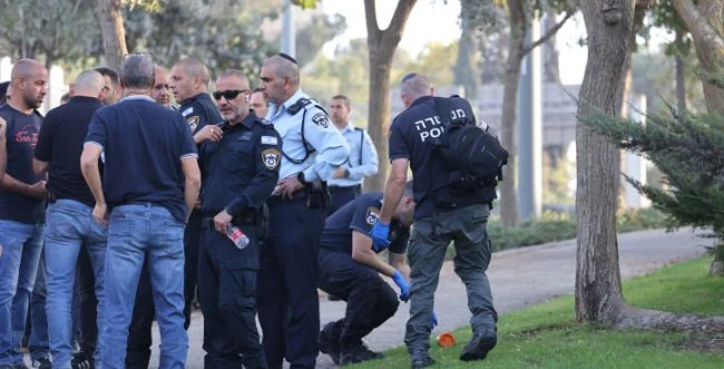 The scene of the attack