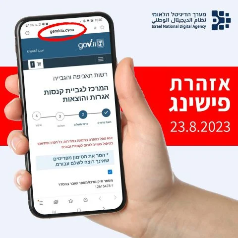 Warning to internet surfers: phishing attempts on government websites