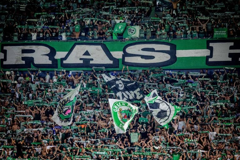 Maccabi Haifa fans, archive. Will settle for the Europa League