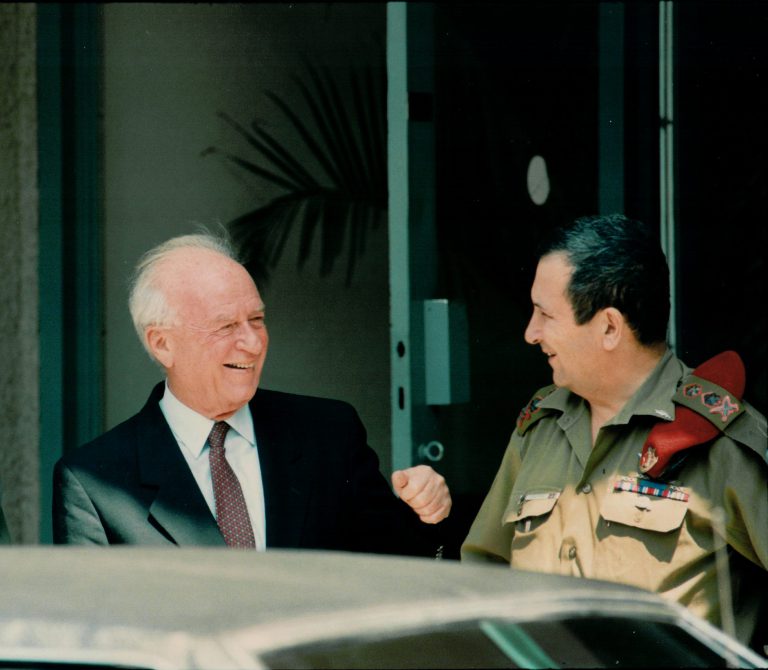 This is about a strong Palestinian police. Ehud Barak