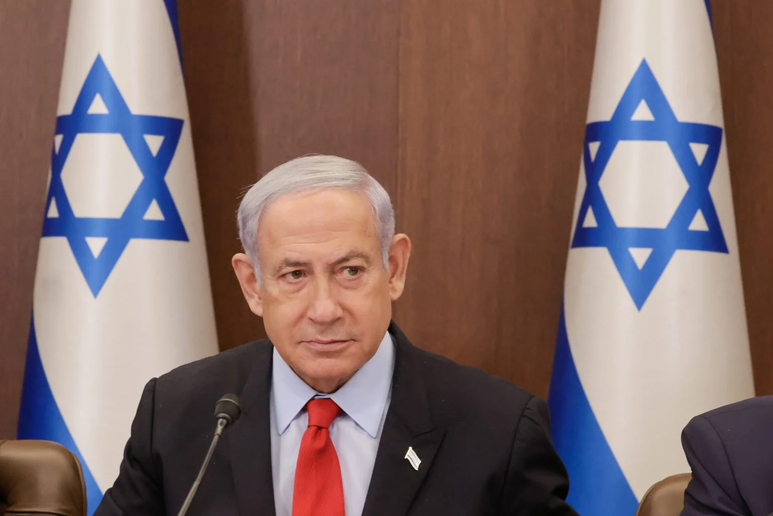 Remembered to eulogize, Netanyahu