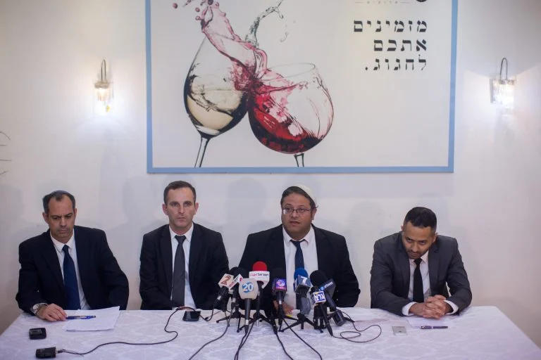 Itamar Ben-Gvir as the attorney for the suspects in the Duma murder case