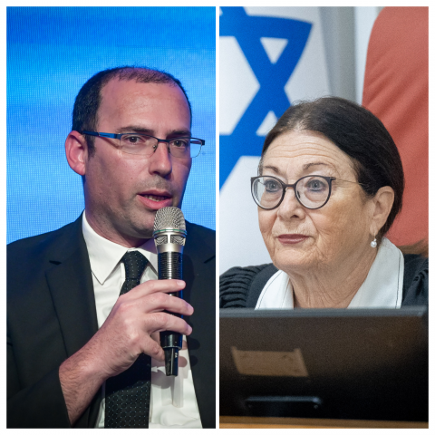 Esther Hayut and Simcha Rothman