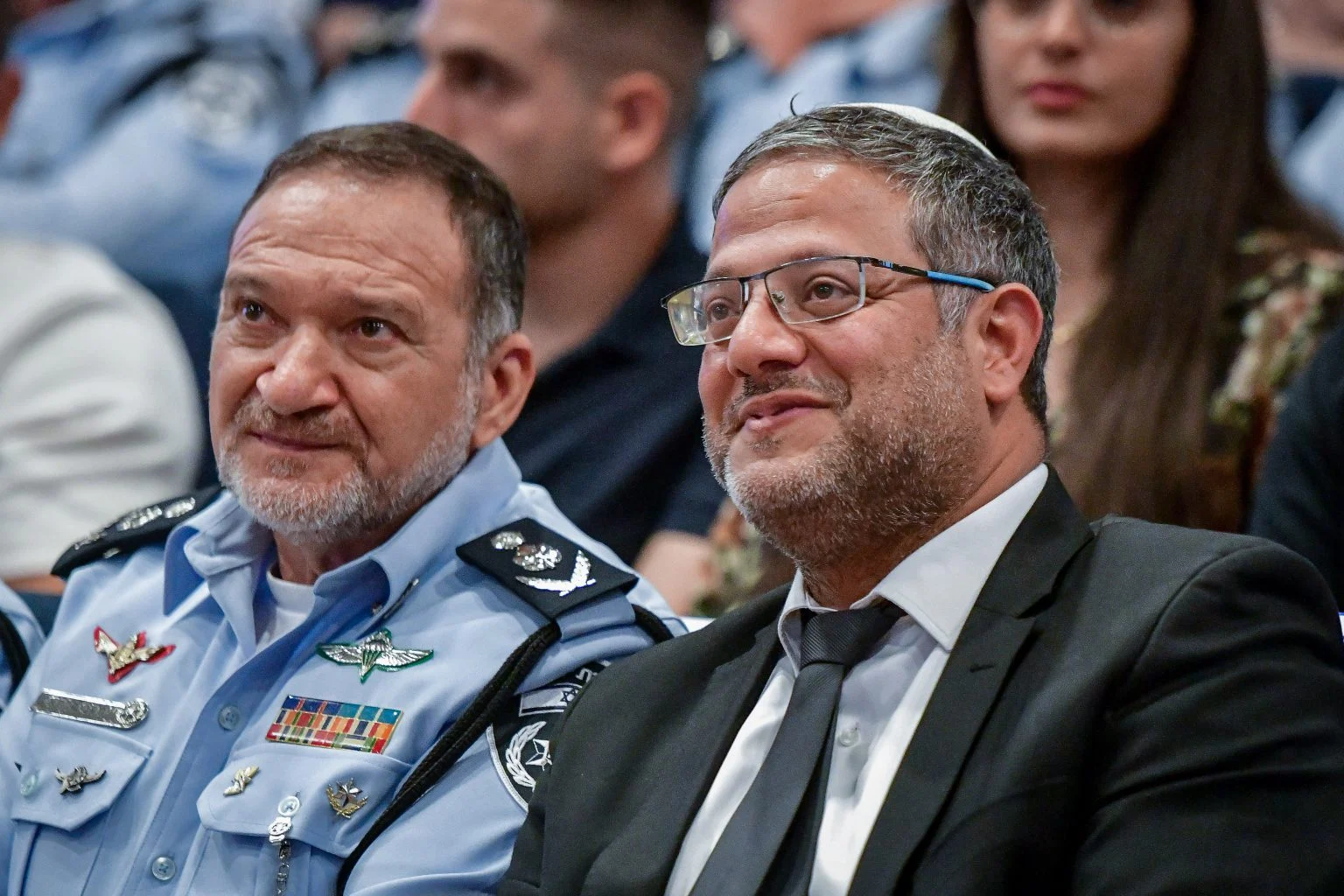 Ben-Gvir and Commissioner Shabtai