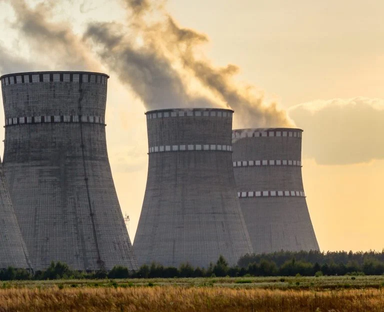 nuclear reactor. Illustration