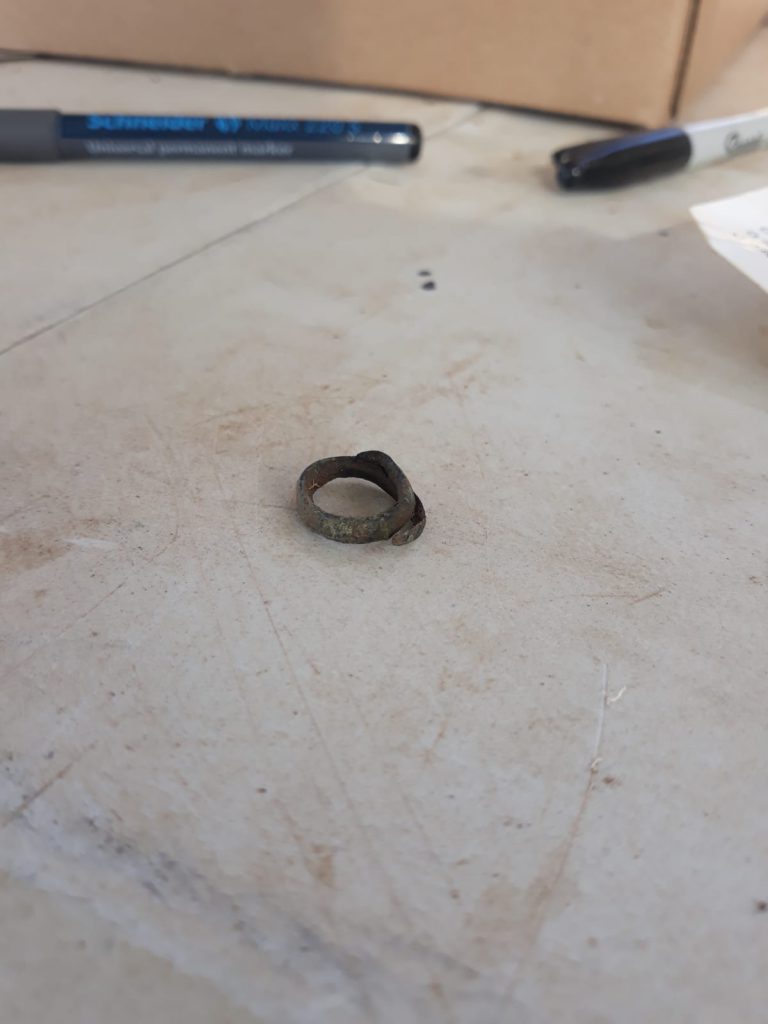 A ring found on the site