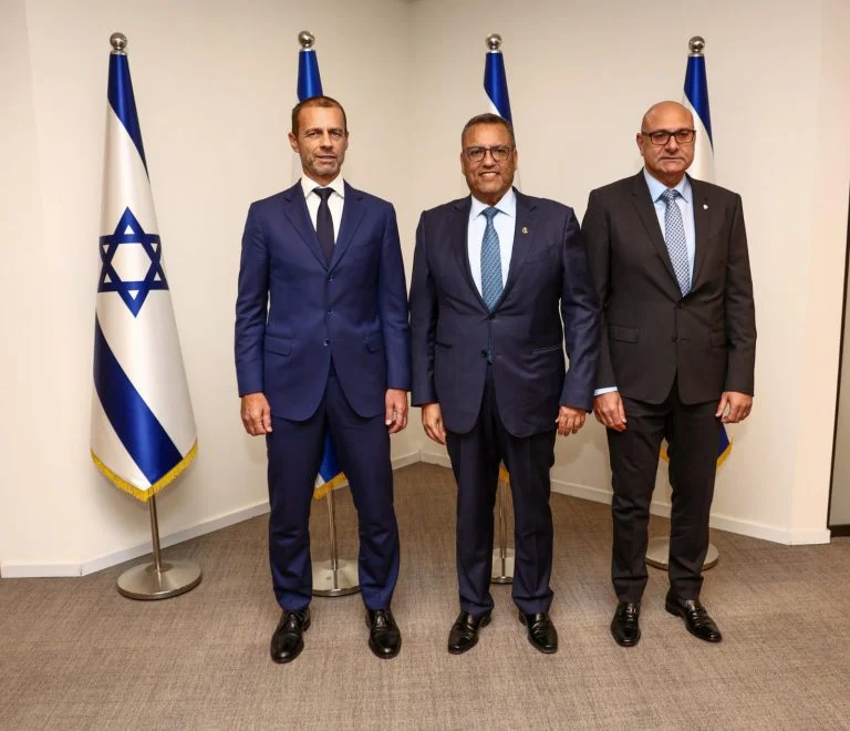 The meeting with the President of UEFA