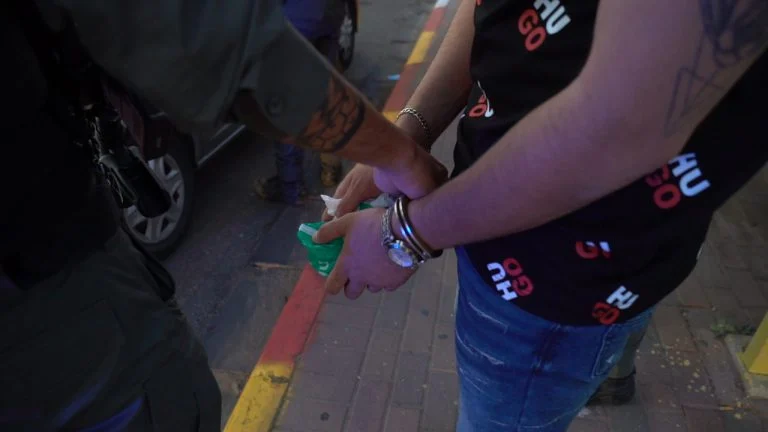 Arrest of one of the illegal residents