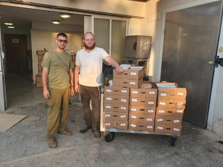 (Photo: 'Ezer LaHayal' command center)