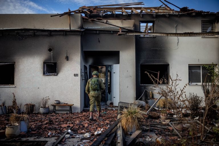 The horror scenes in Be'eri