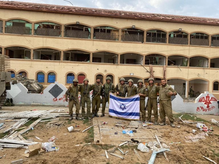 Photo of the Day: The Israeli Flag at Al Quds University in Gaza