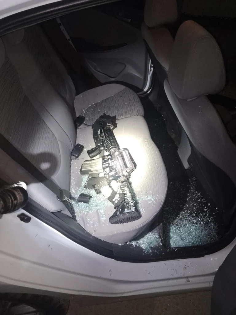 The weapon found on the terrorists 