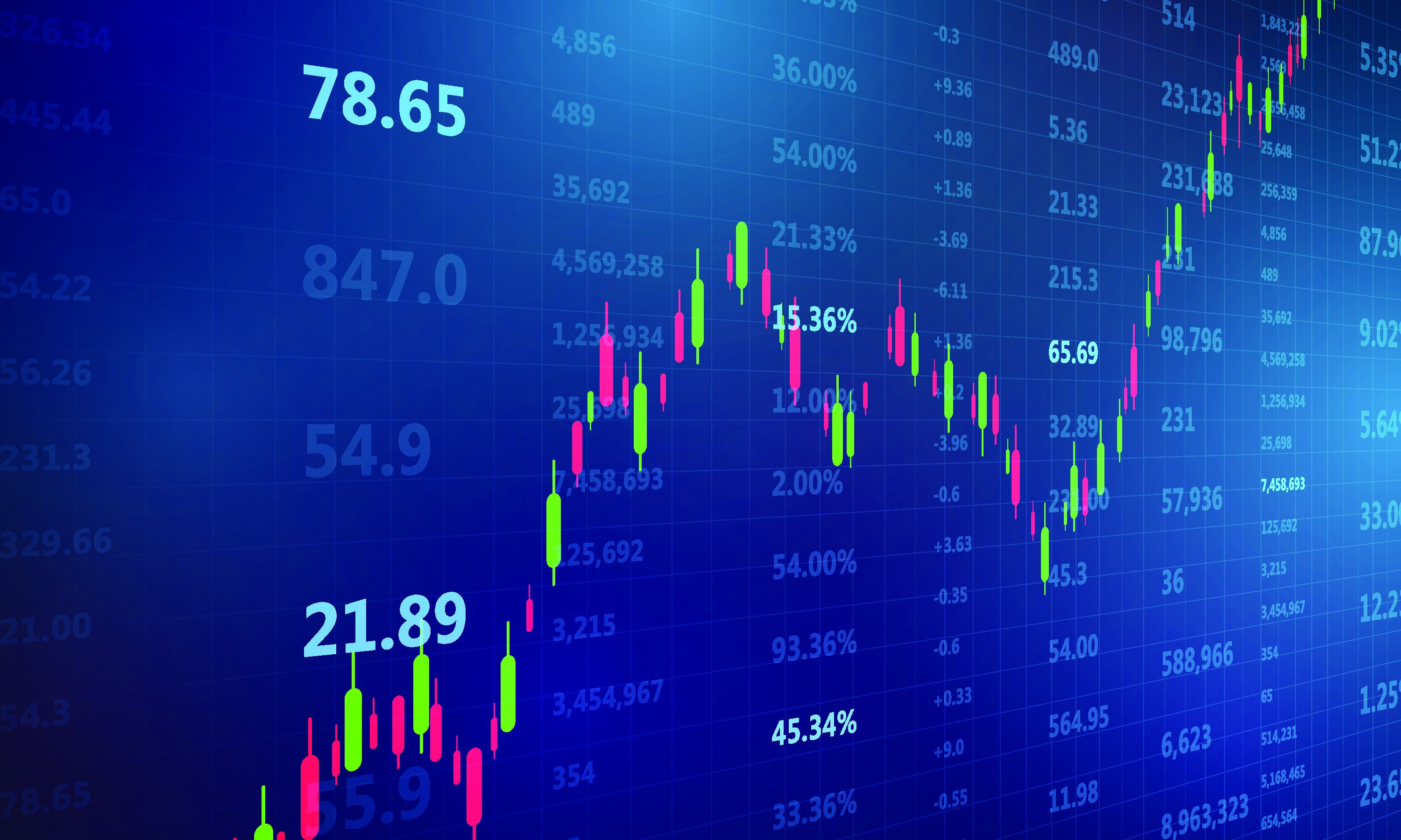 Stock Market. Illustration.