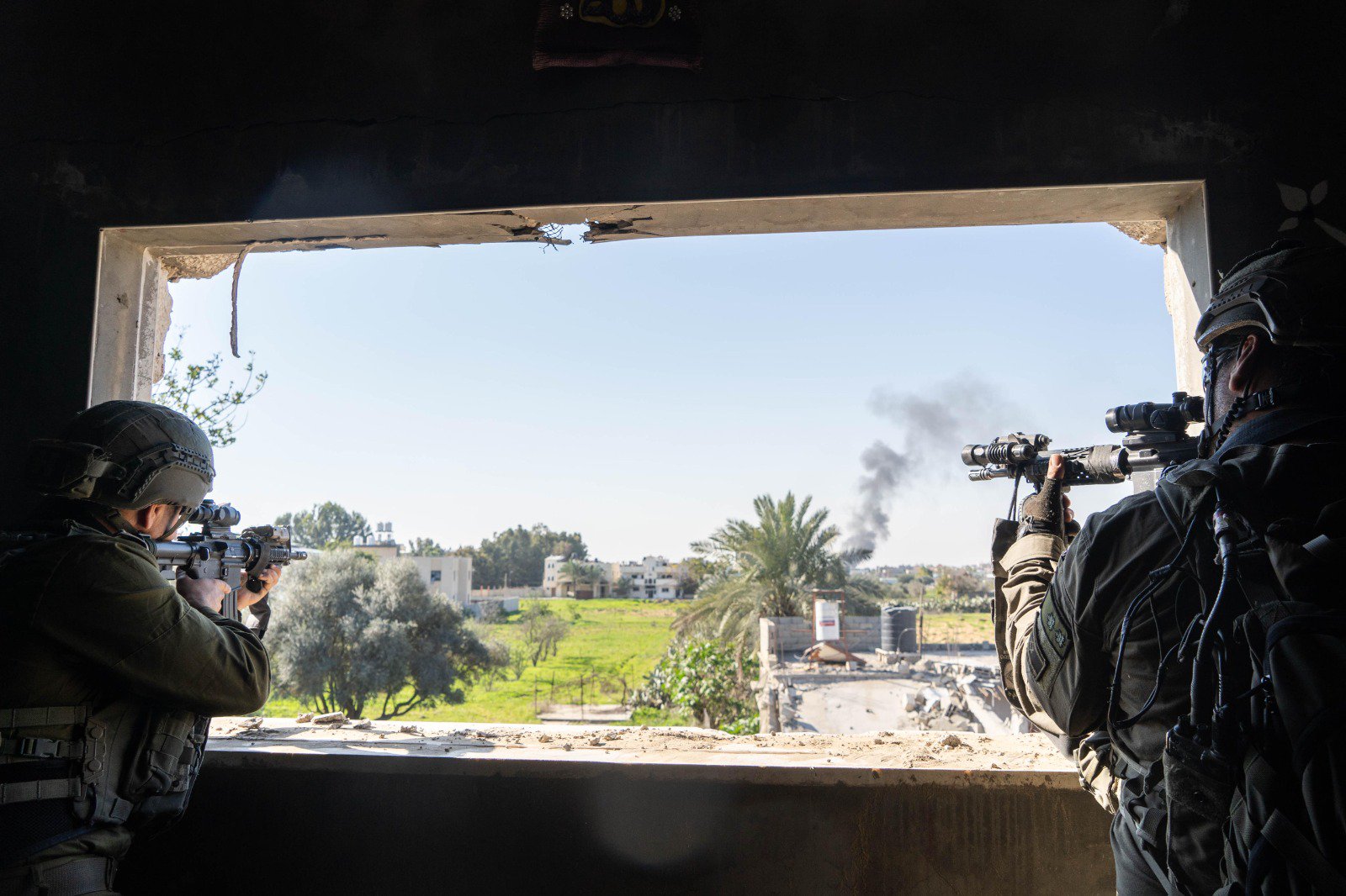 IDF soldiers in Khan Yunis, Gaza.