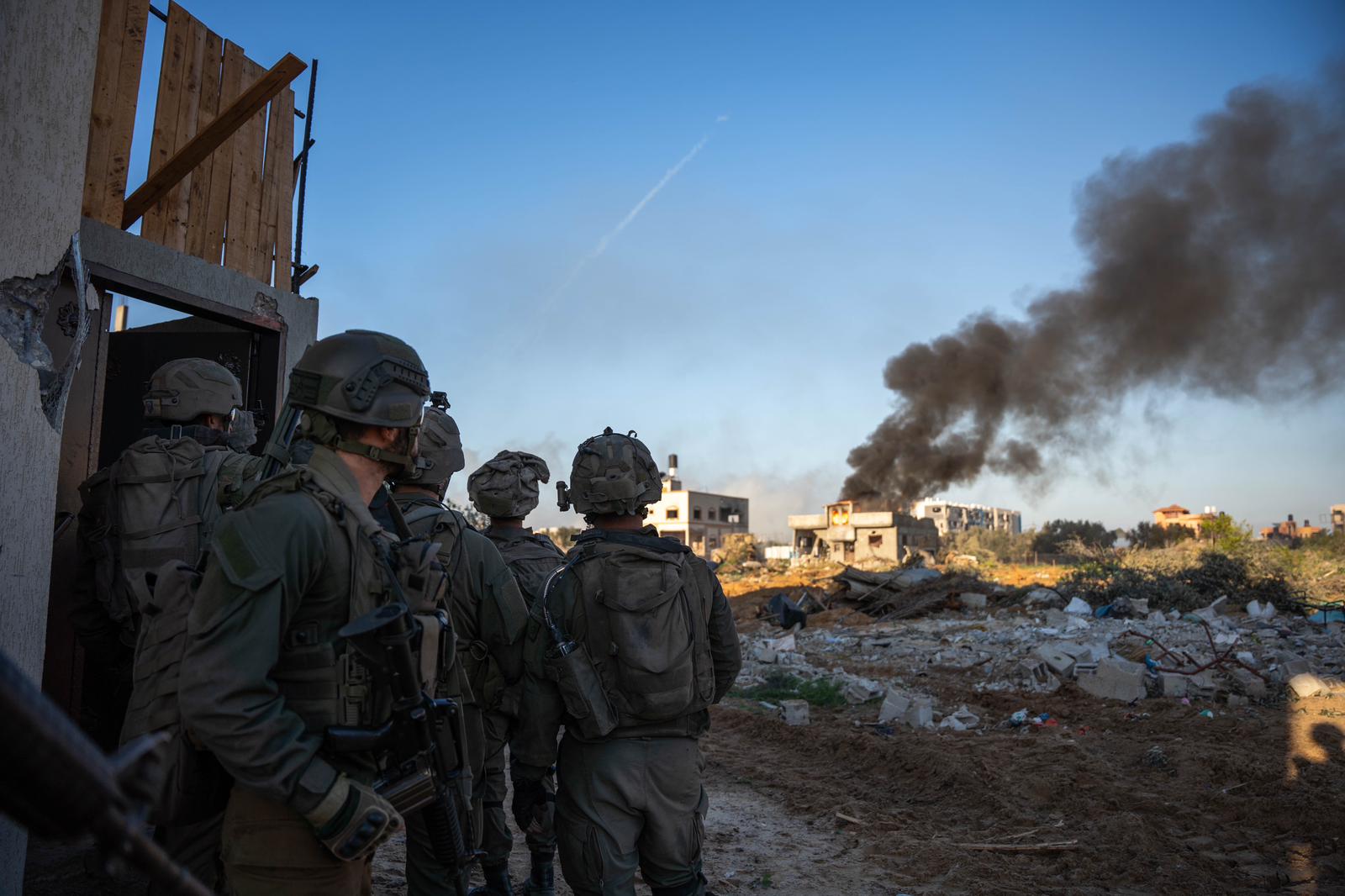 IDF soldiers, Gaza.