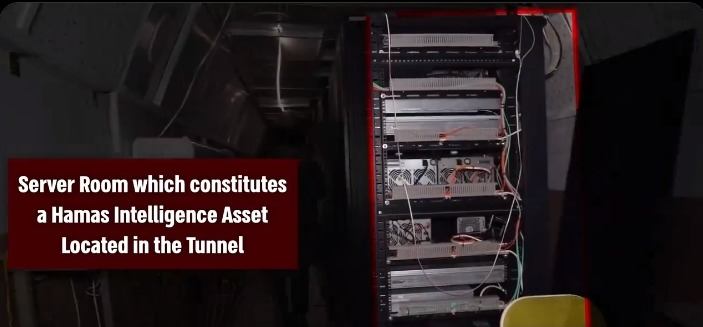 Screenshot of IDF Spokesperson footage.