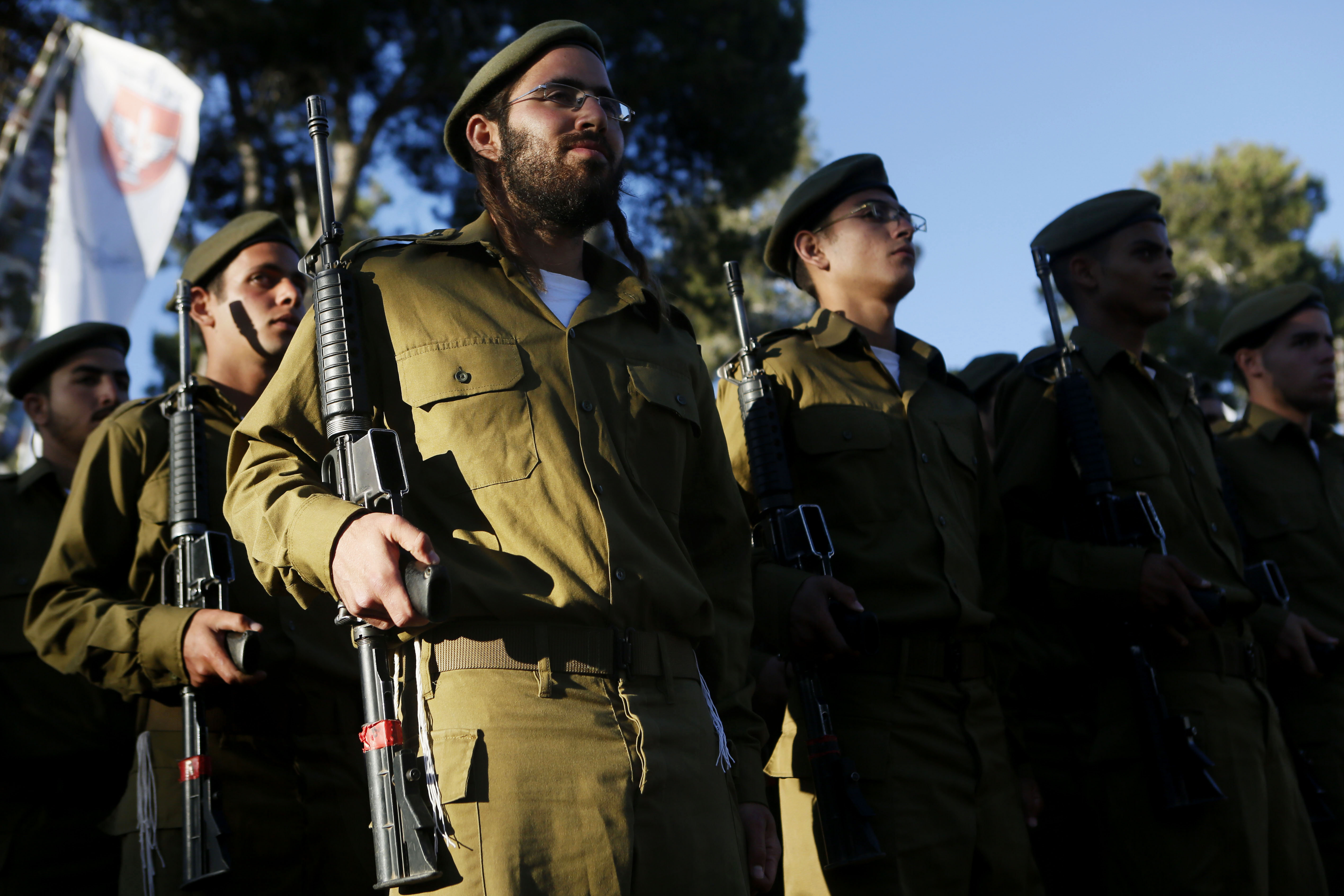 Nachal Charedi soldiers. Illustration.