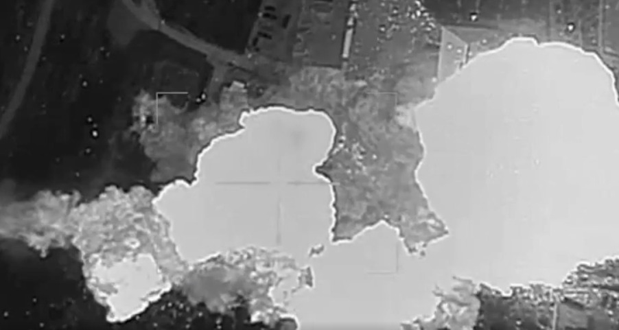 Striking Hezbollah targets.