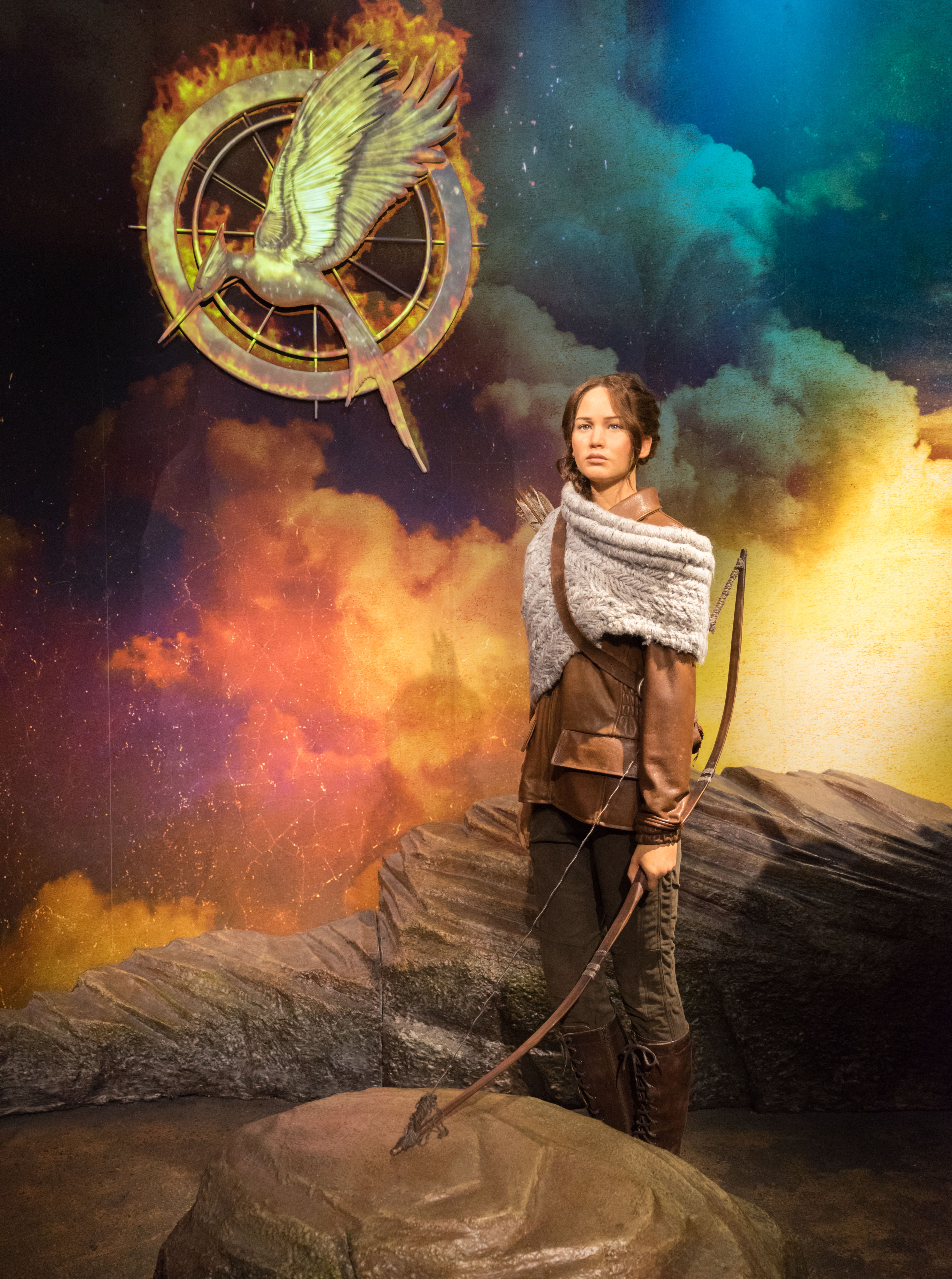 Katniss from the Hunger Games Movie