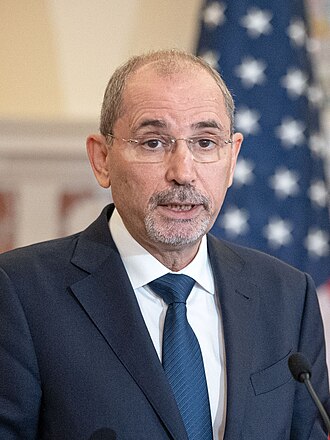 Jordanian Foreign Minister Ayman Safadi.