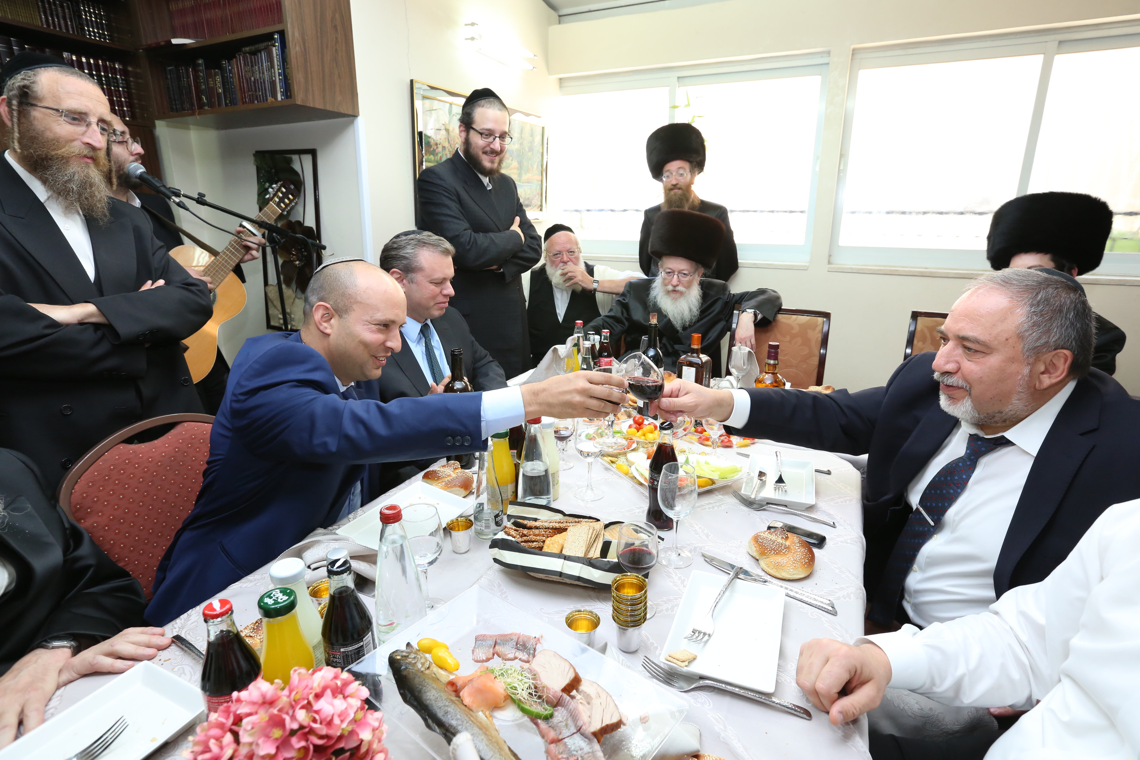 Bennet and Liberman in friendlier days.