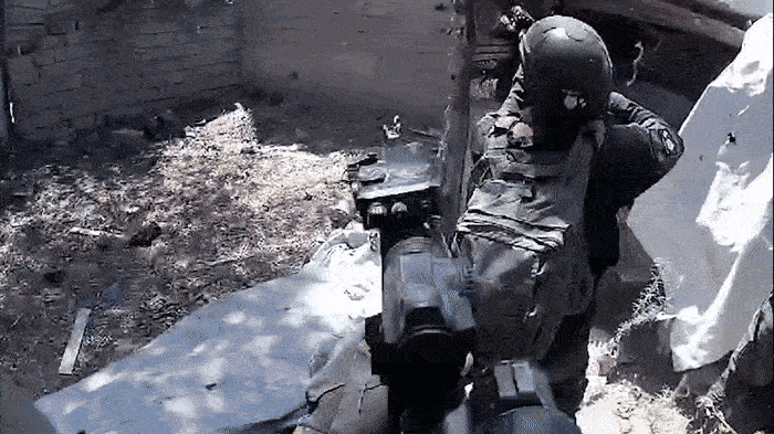 Closing in on terrorists in Shejaiya.