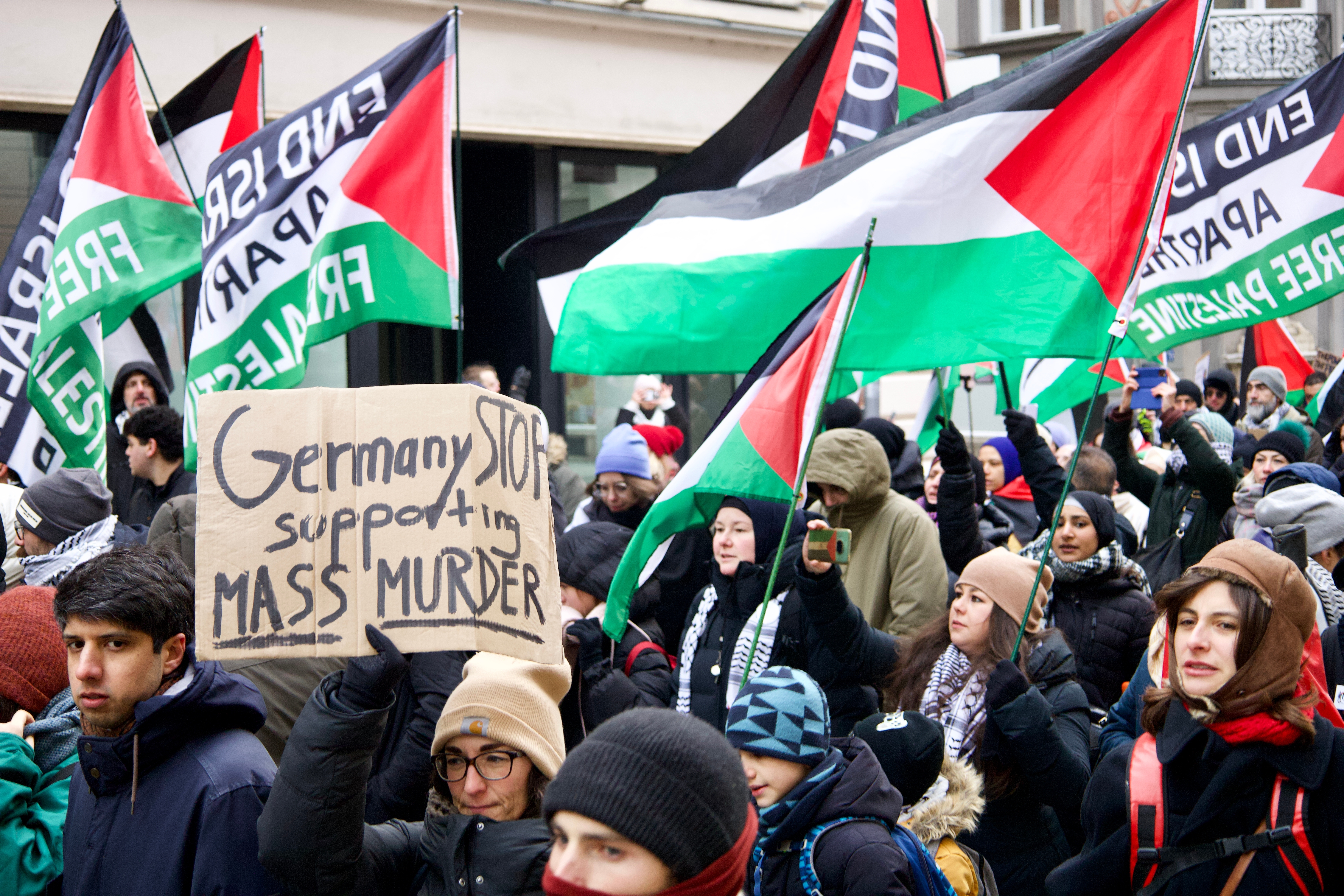 Pro-Paletinian protest in Germany