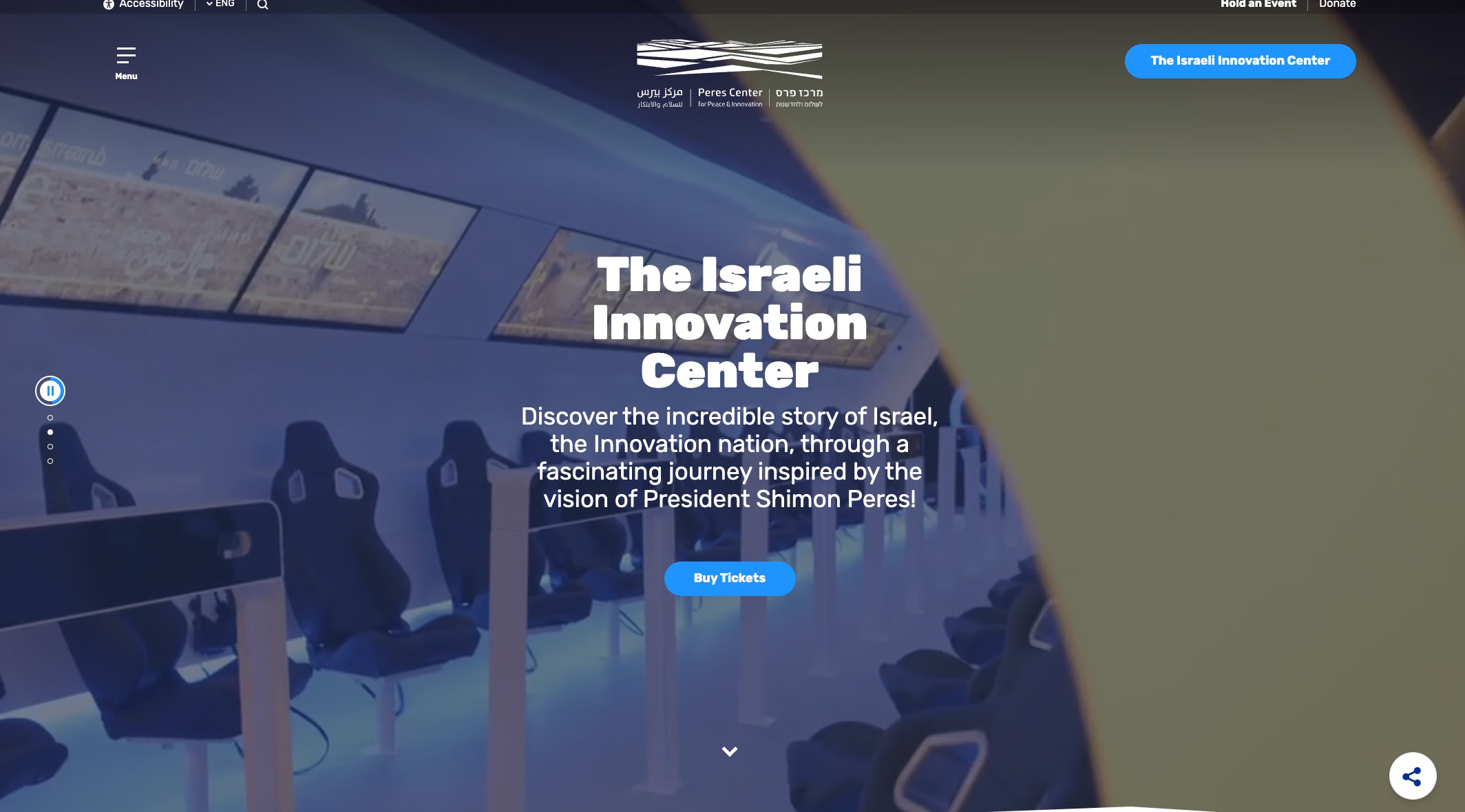 Some of these images will be displayed at the Shimon Peres Center for Peace and Innovation in Jaffa