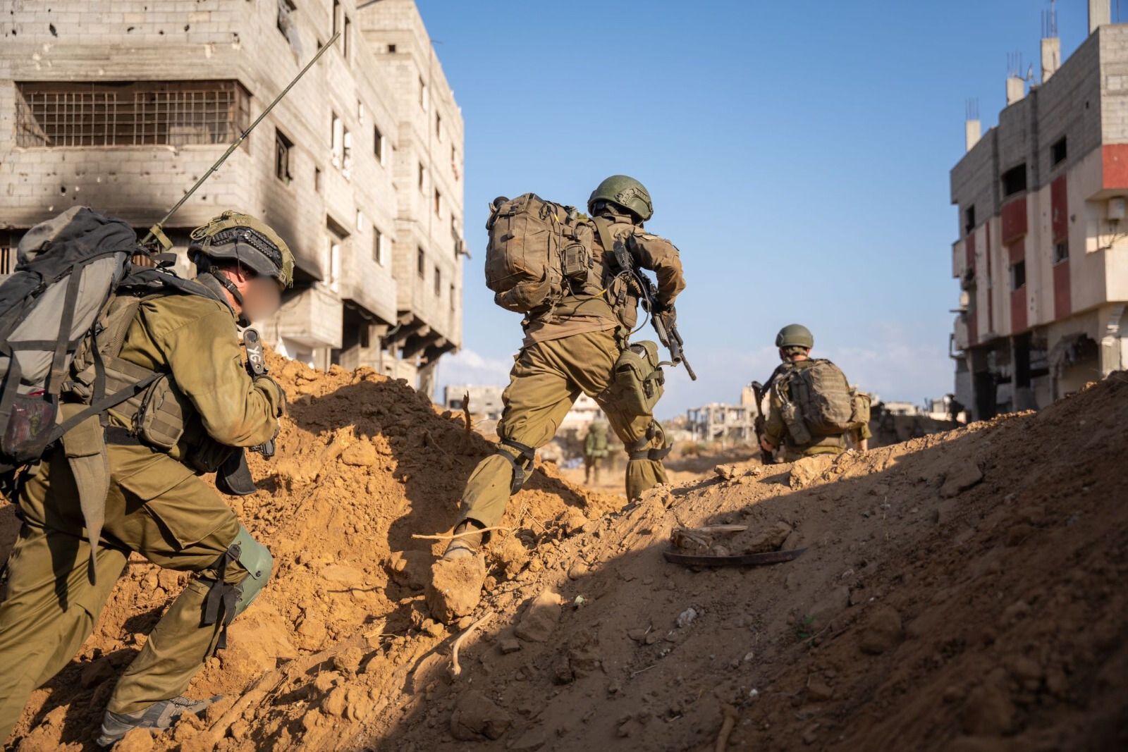 IDF forces in the Gaza Strip.