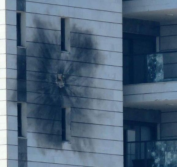 Nahariya building hit by drone attack