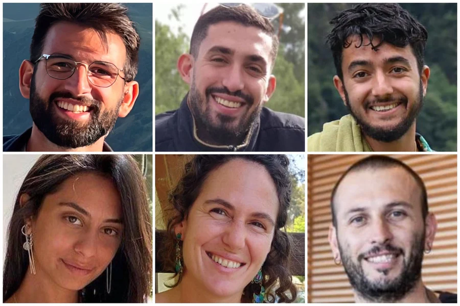 6 hostages who were cruelly murdered in Hamas captivity