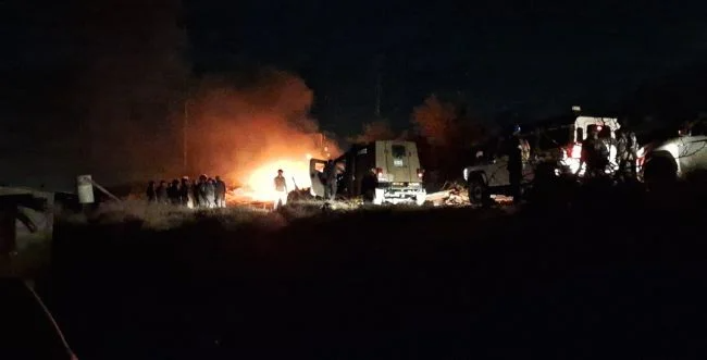 Destruction of settlement