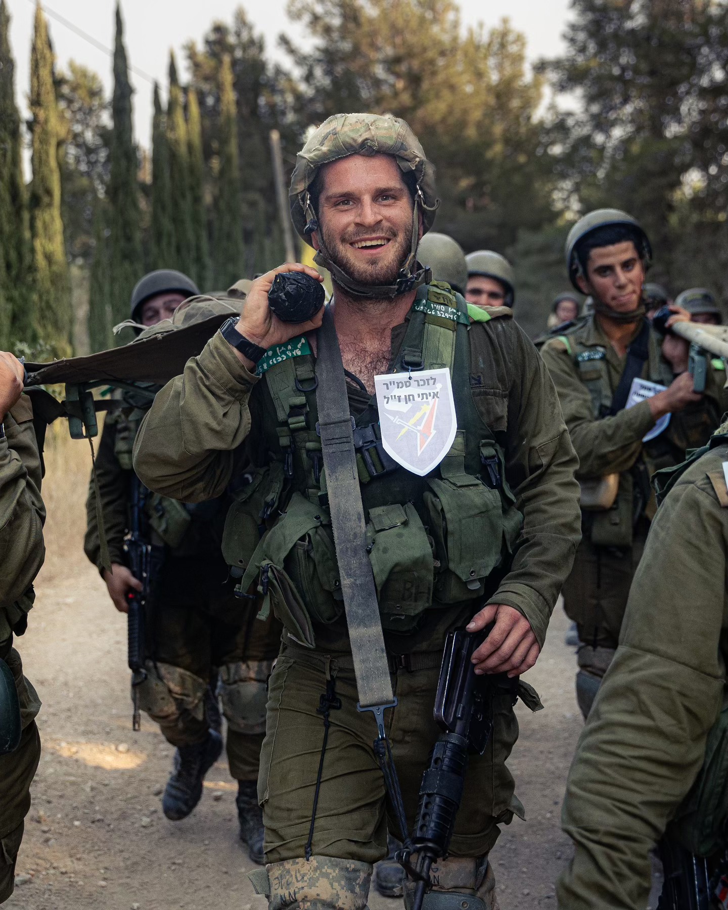 Carrying the stretcher