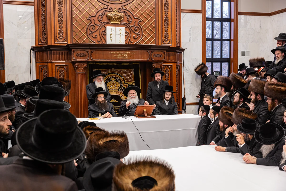 IN COLOR: For the first time in 10 years, Bobov Rebbe visits Lakewood