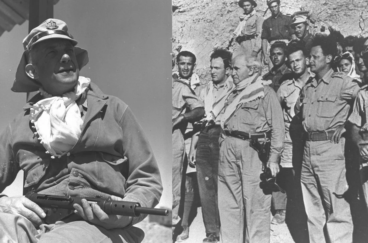 David Ben Gurion during the War of Independence
