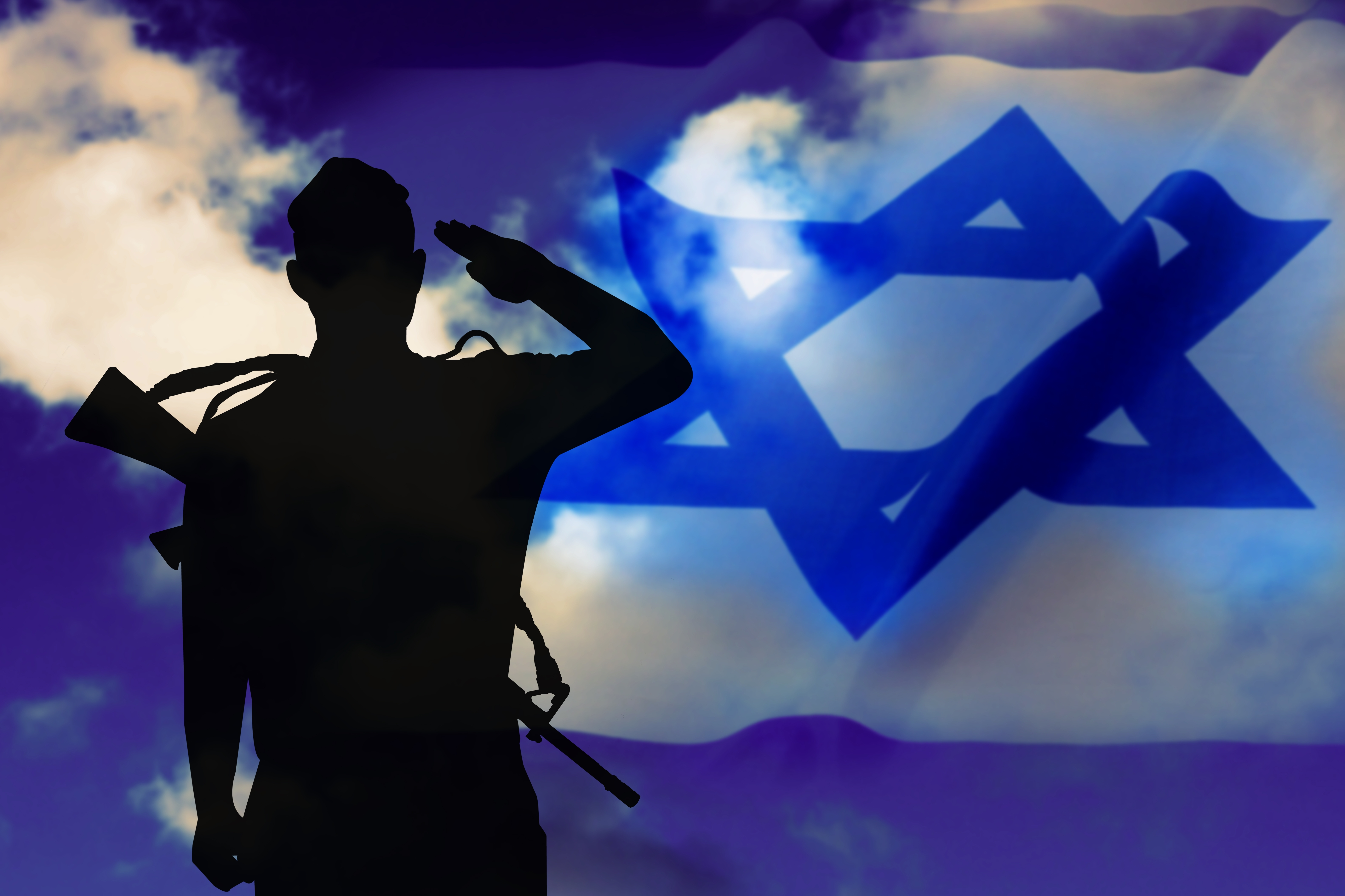 Israeli soldier with rifle