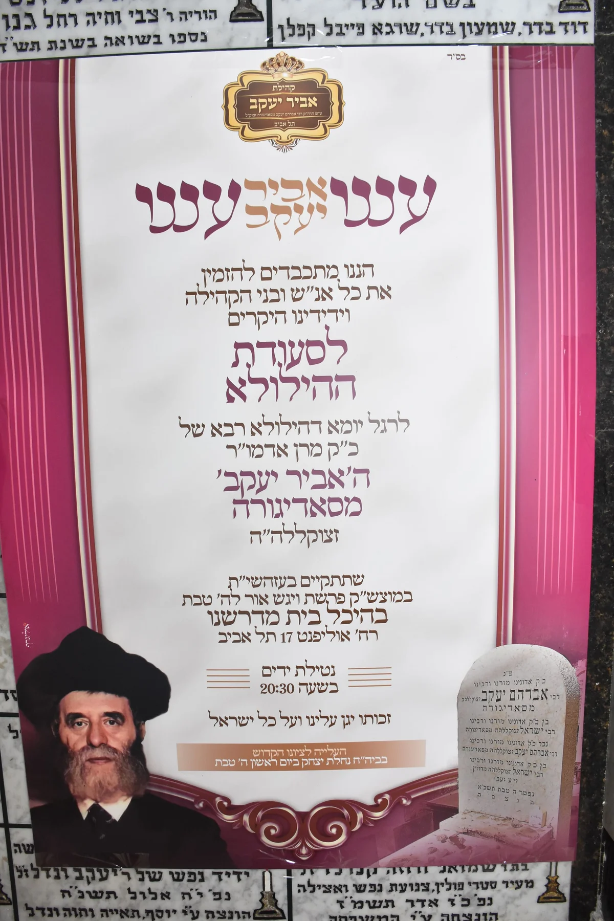 IN COLOR: Thousands Gather in Tel Aviv to Honor Legendary Hasidic Leader 'Abir Yaakov'