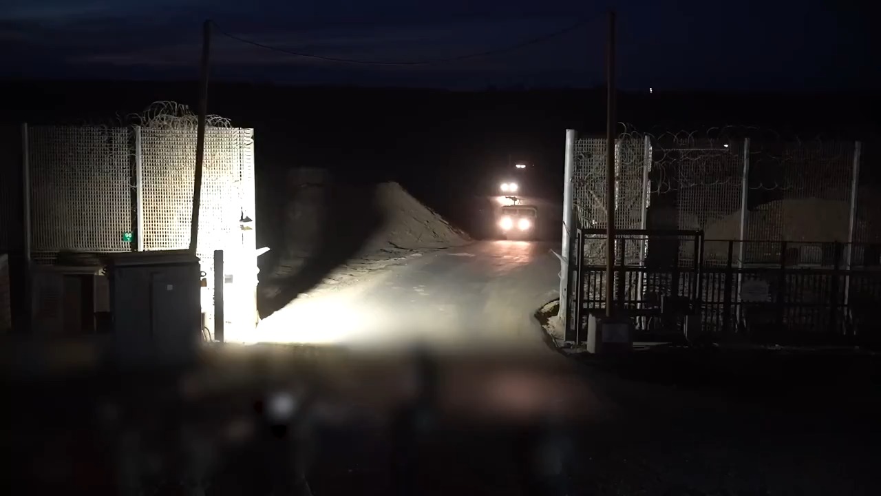 Crossing into freedom.