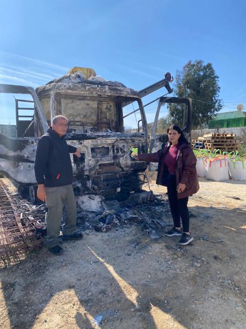 Post-riot scenes from al-Fundaq