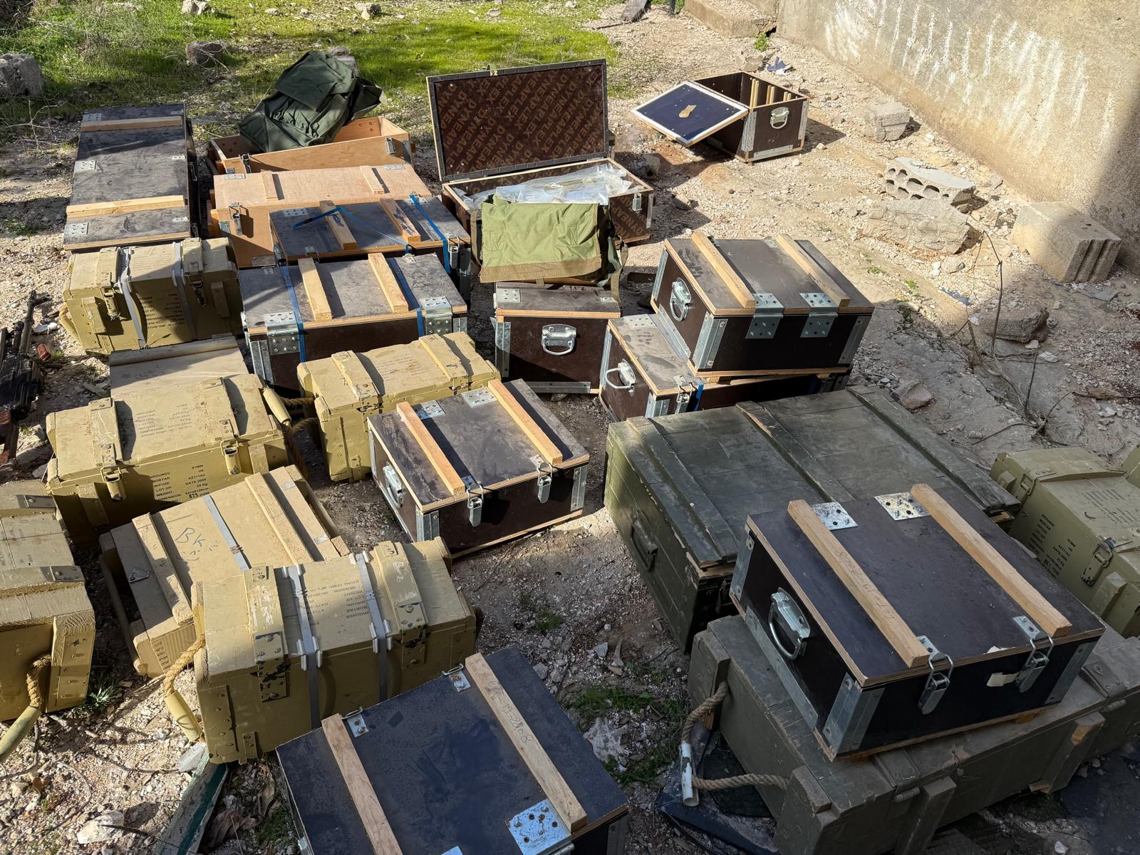 Photo Essay: IDF discovers giant Hezbollah weapons cache in Southern Lebanon