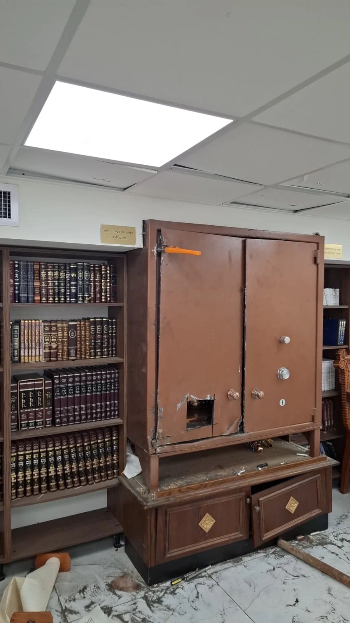 BREAKING: Torah Scrolls Desecrated in Shocking Synagogue Break-in