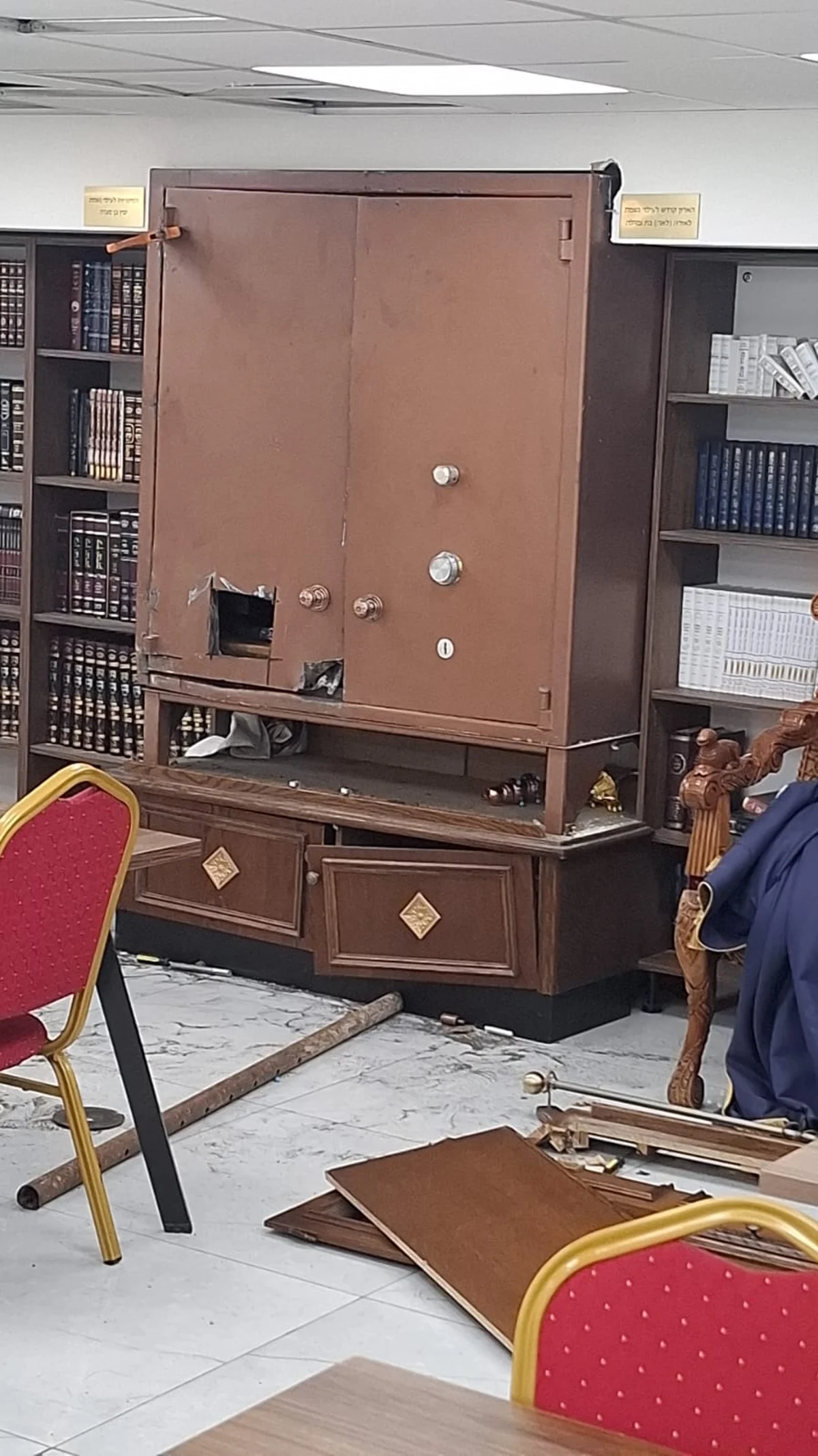 BREAKING: Torah Scrolls Desecrated in Shocking Synagogue Break-in