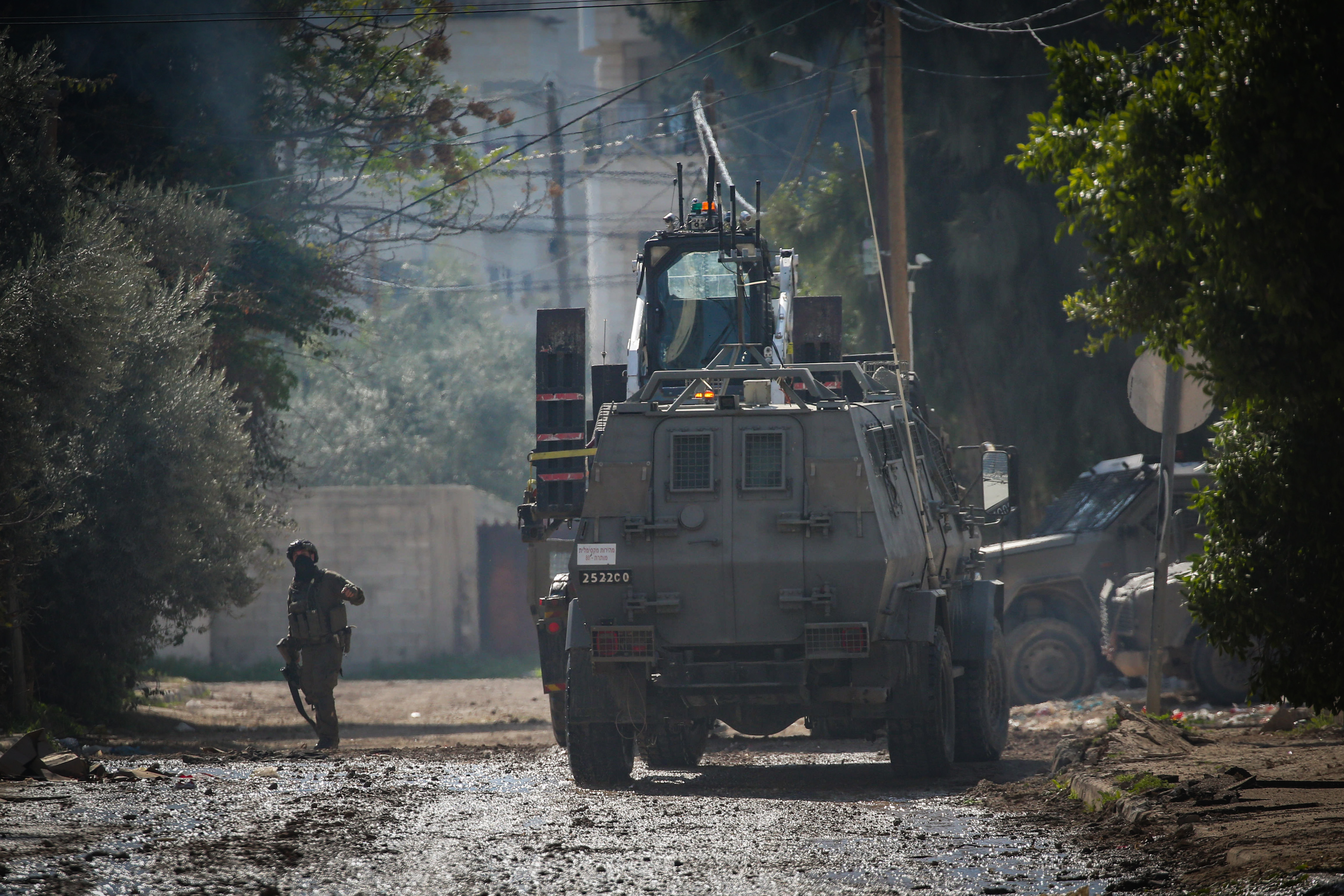 IDF forces in Jenin.