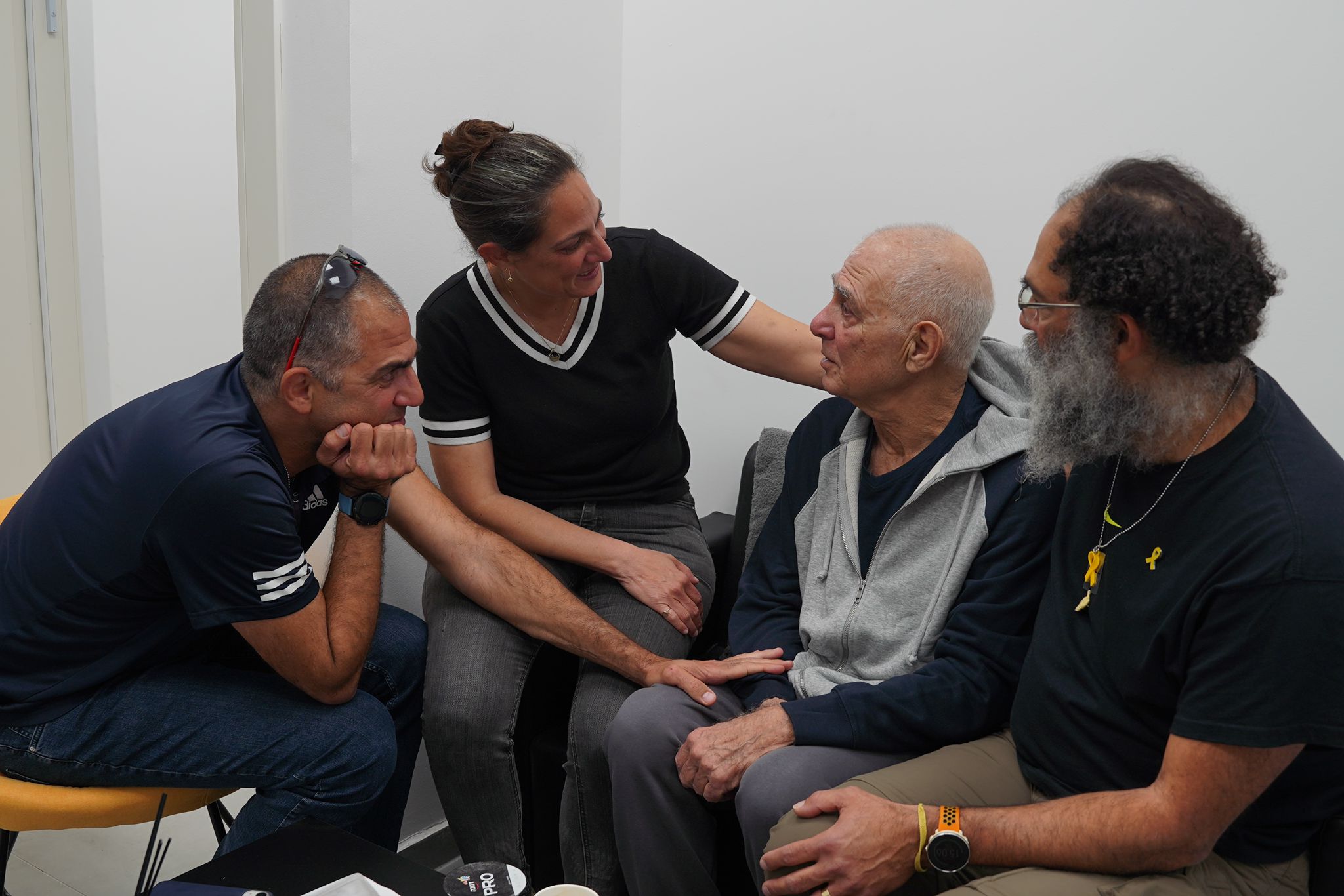 First pictures: Hostage Gadi Mozes reunites with his loved ones