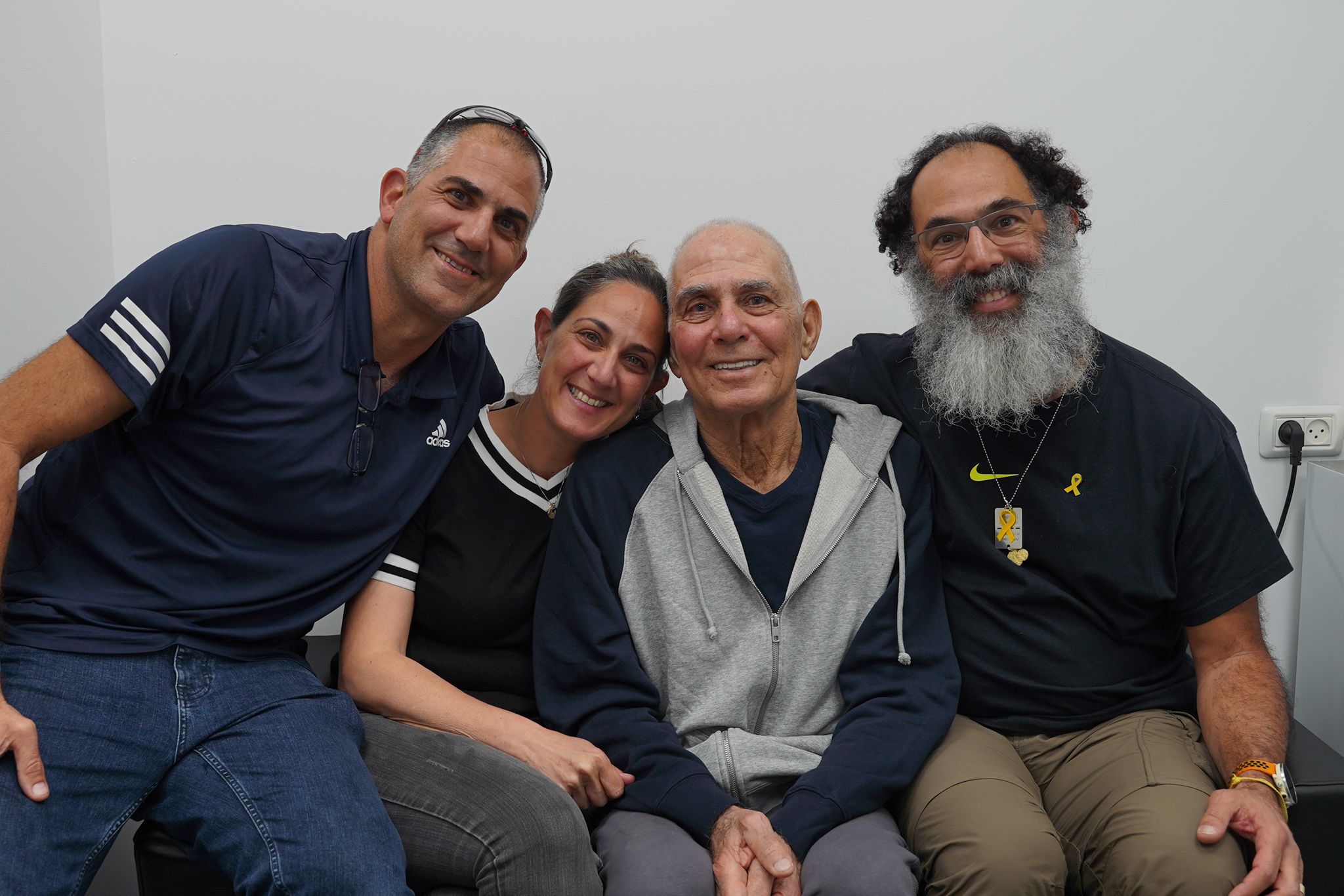 First pictures: Hostage Gadi Mozes reunites with his loved ones