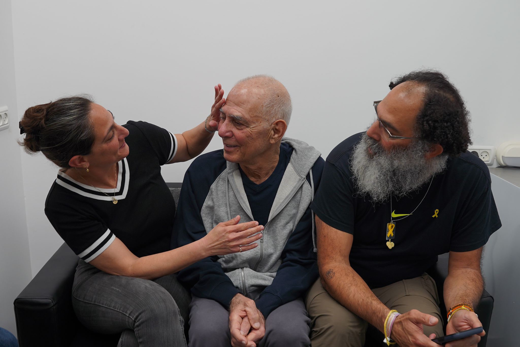 First pictures: Hostage Gadi Mozes reunites with his loved ones