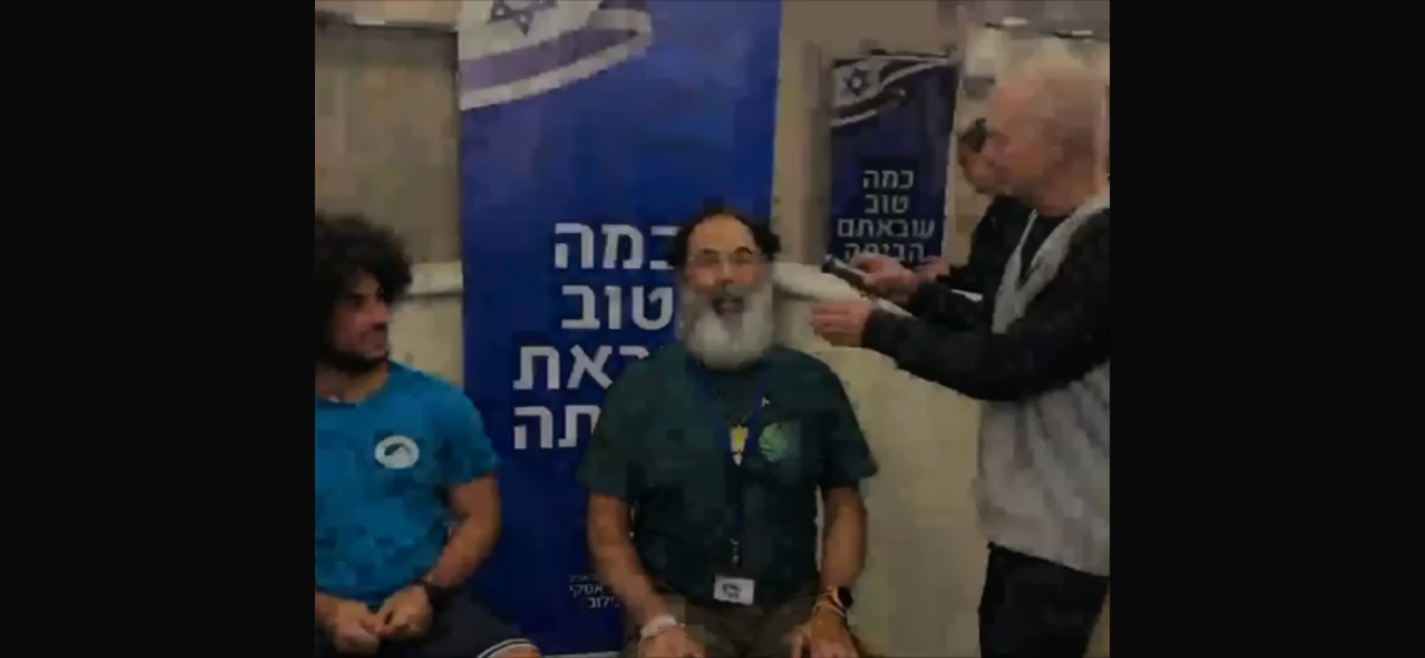 WATCH: Heartwarming - Gadi Moses Shaves His Son's Beard After 482 Days in Captivity